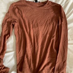 burnt orange long sleeve
